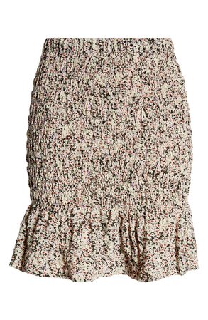 Hollo Smocked Miniskirt | Nordstrom