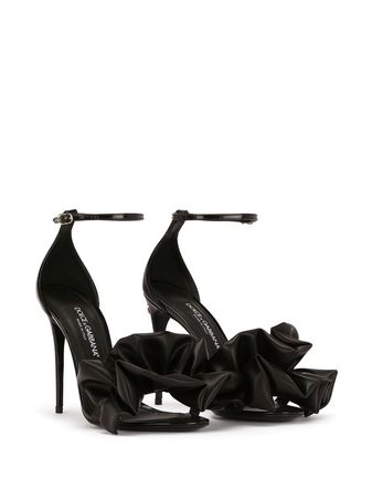 Dolce & Gabbana ruched-detail Sandals - Farfetch