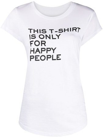 Shop white Zadig&Voltaire Happy People T-shirt with Express Delivery - Farfetch
