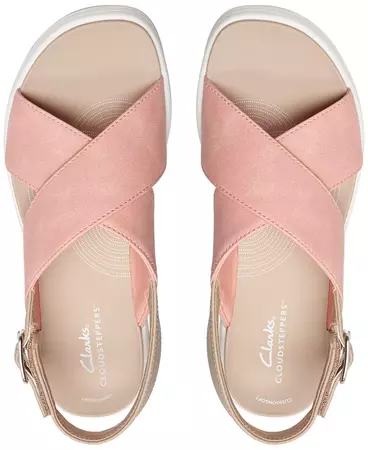 Clarks Women's Drift Sun Slip-On Slingback Wedge Sandals - Macy's