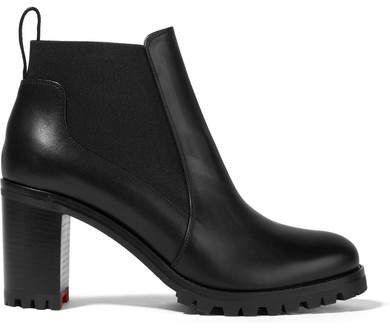 Marchacroche 70 Leather Ankle Boots - Black