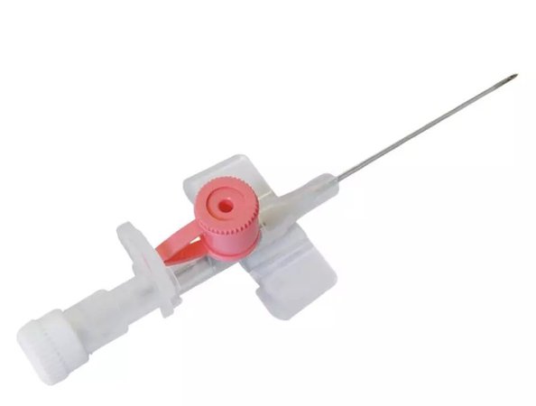 Stethoscope EKG Pink - Retractable Badge Reel - Name Badge Holder