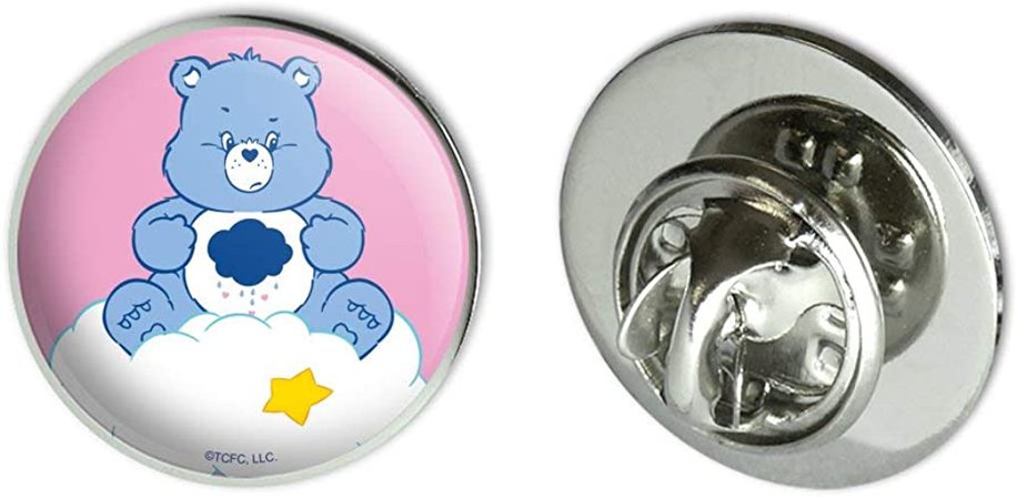 Amazon.com: GRAPHICS & MORE Care Bears Grumpy Bear Metal 0.75" Lapel Hat Pin Tie Tack Pinback: Jewelry