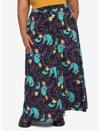 Disney Villains Ursula Maxi Skirt Plus Size