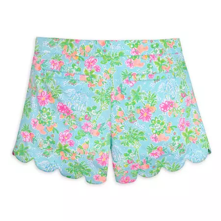 Mickey and Minnie Mouse Buttercup Shorts for Women by Lilly Pulitzer – Walt Disney World | shopDisney