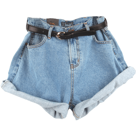 Jean Shorts with Belt