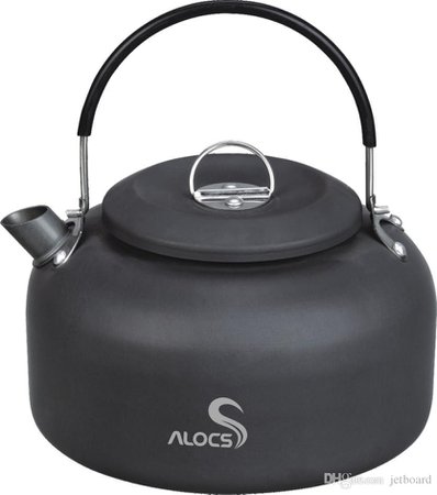 Alocs CW K03 1.4L Outdoor Water Kettle Pot Camping Picnic Cooking Teapot Aluminum Alloy Ultra Light Alloy Kettle Kit Camping Grill Camping Cots