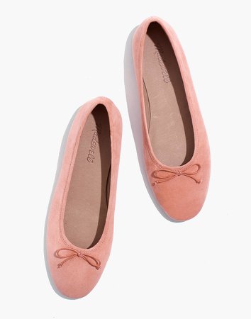 The Adelle Ballet Flat in Suede