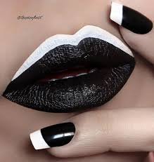 black and white lipstick - Google Search