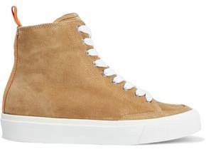 Rb Army Nubuck-trimmed Suede High-top Sneakers