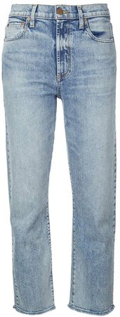 Alice+Olivia high rise cropped jeans
