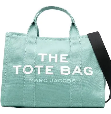 mint green marc jacobs tote bag