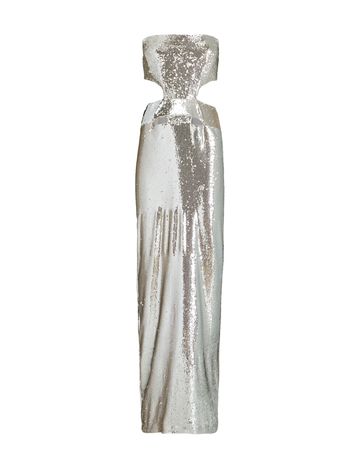 Et Ochs Ava Strapless Cut-Out Sequined Gown in silver | INTERMIX®
