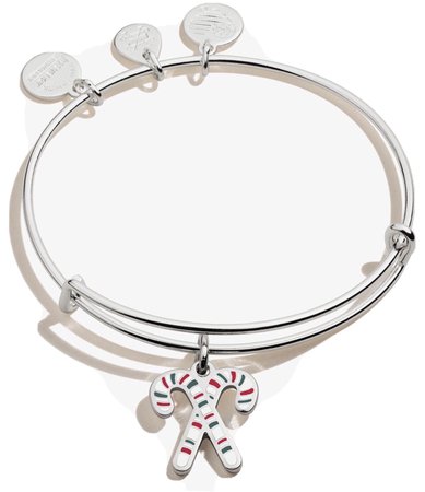 Candy Canes Charm Bangle at ALEX AND ANI.