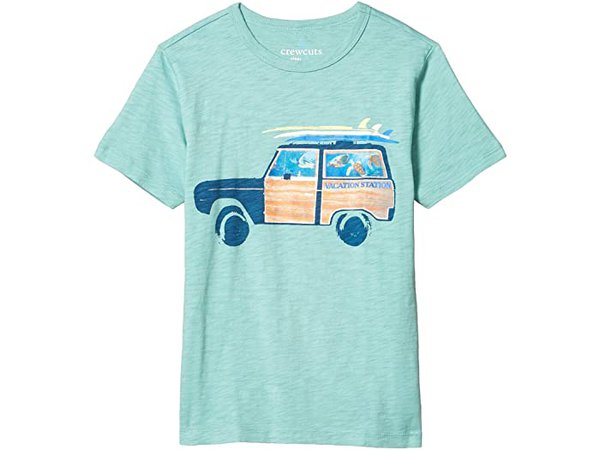 crewcuts by J.Crew Short Sleeve Vacation Station T-Shirt (Toddler/Little Kids/Big Kids) | Zappos.com