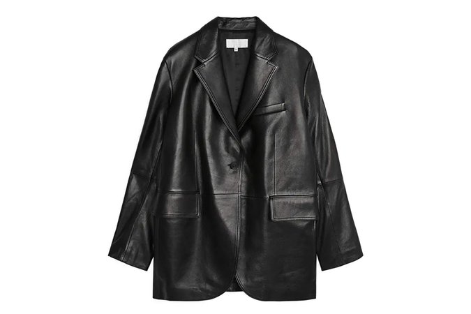 black leather blazer - Google Search