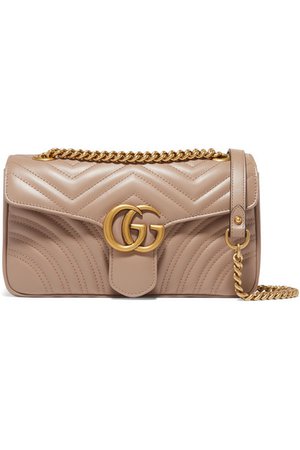 Gucci | GG Marmont small quilted leather shoulder bag | NET-A-PORTER.COM