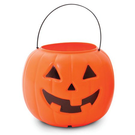 Way To Celebrate Halloween Pumpkin Treat Pail, Orange - Walmart.com - Walmart.com