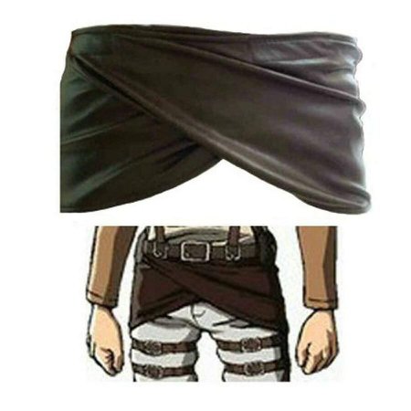 Attack on Titan Shingeki No Kyojin Survey Corps Cosplay Leather Skirt Costume