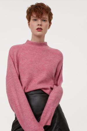 Wide jumper - Pink - Ladies | H&M GB