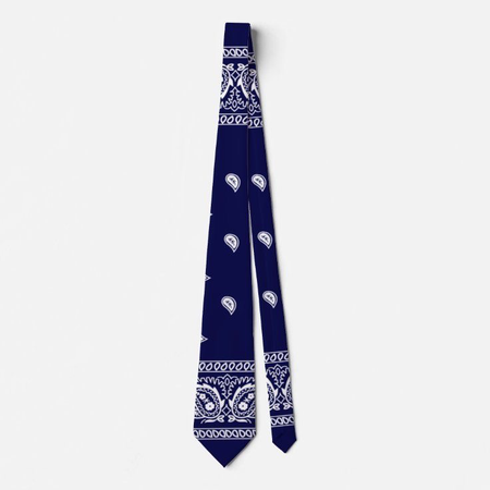 Bandana True Blue Neck Tie