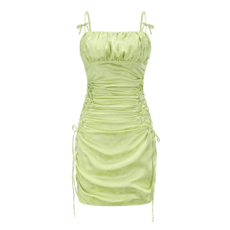 Sexy Girl Green Mini Dress