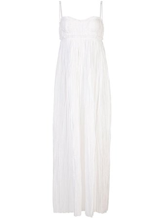 Khaite Jordyn Pleated Slip Dress Ss20 | Farfetch.com