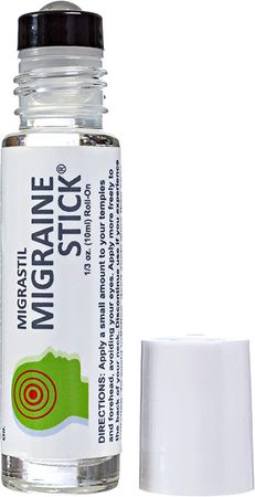 Amazon.com: Migrastil Migraine Stick ® Headache Relief Rollon - Fast Cooling Relief for Migraine & Tension Headaches. Aromatherapy with Peppermint & Other Essential Oils. Metal Roller. Made in USA by Basic Vigor : Health & Household
