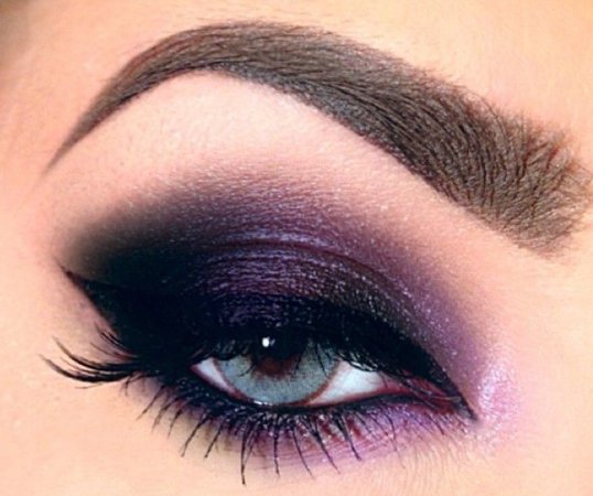 Purple Smokey eyes