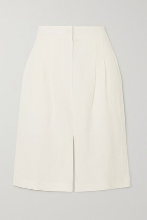 Linen Shorts - White