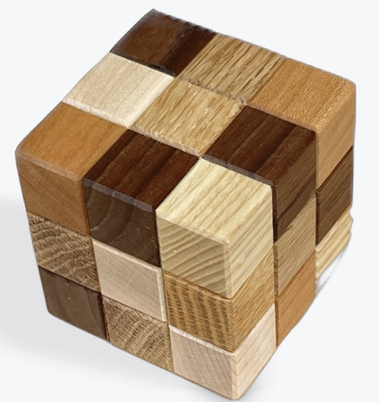 Wooden Rubix Cube