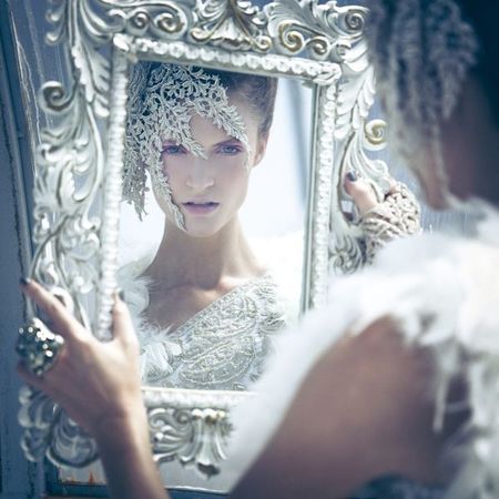 Woman in Mirror