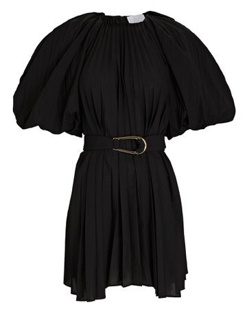 Acler Hudson Puff Sleeve Belted Mini Dress | INTERMIX®