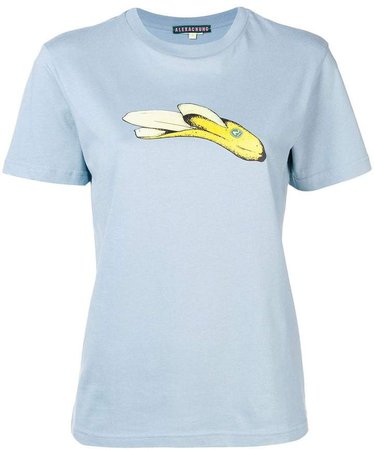 Alexa Chung banana print T-shirt