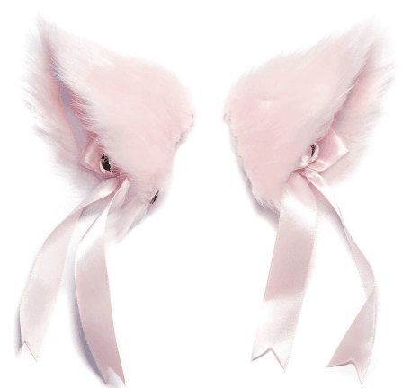 pink cat ears