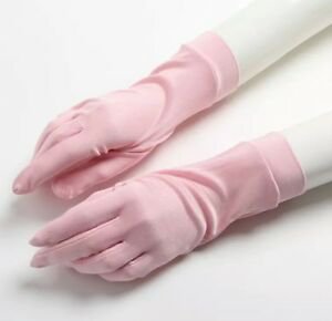 pink silk gloves - Google Search