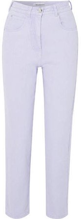 L.F.Markey - Johnny High-rise Tapered Jeans - Lilac