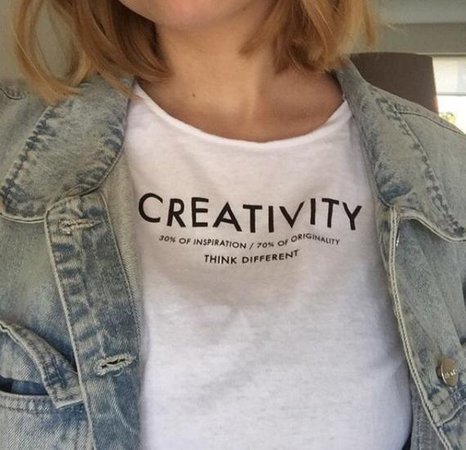 Creativity T-shirt Inspiration Clothing Originality Sayings | Etsy