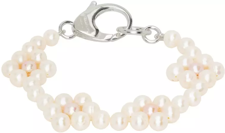 Off-White Hatton Labs Edition Daisy Bracelet by Botter on Sale