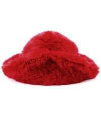 furry red hat