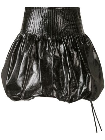 Drome Leather Puffball Skirt - Farfetch
