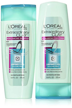 Amazon.com : Extraordinary Clay Rebalancing Shampoo and Conditioner Set, 12.6 Ounces (2 Items Bundle) : Beauty