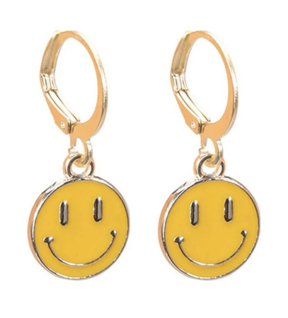 smiley earrings