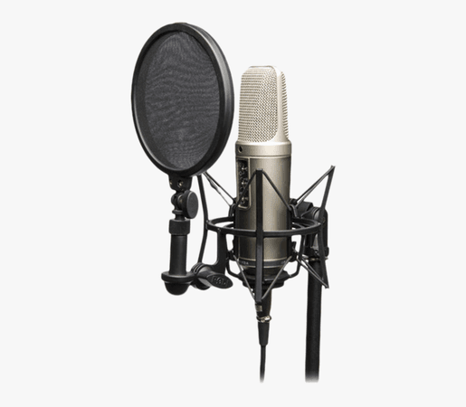 Rode Nt2-a Studio Microphone - Recording Studio Mic Png, Transparent Png - kindpng