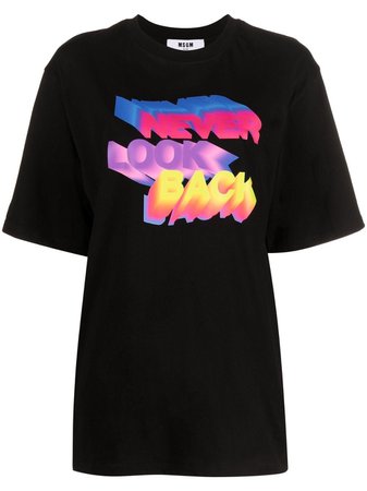 MSGM graphic-print T-shirt - Farfetch