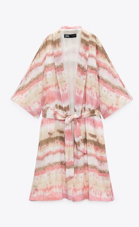 Zara pink kimono
