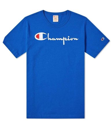 blue champion shirt for men