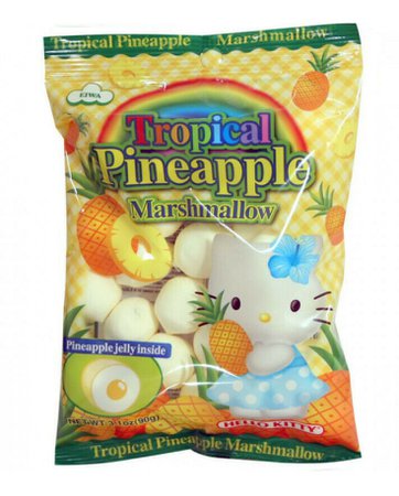hello kitty pineapple jelly marshmallow
