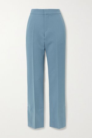 Blue Robyn wool straight-leg pants | GAUCHERE | NET-A-PORTER