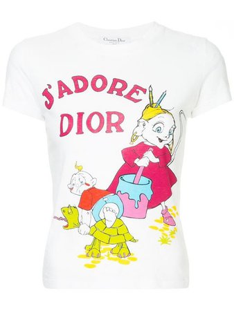 CHRISTIAN DIOR PRE-OWNED J'Adore Dior T-shirt $728 - Shop VINTAGE Online - Fast Delivery, Price